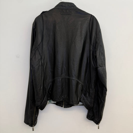 Jean Paul Gaultier Laser-Cut Perforated Leather Jacket