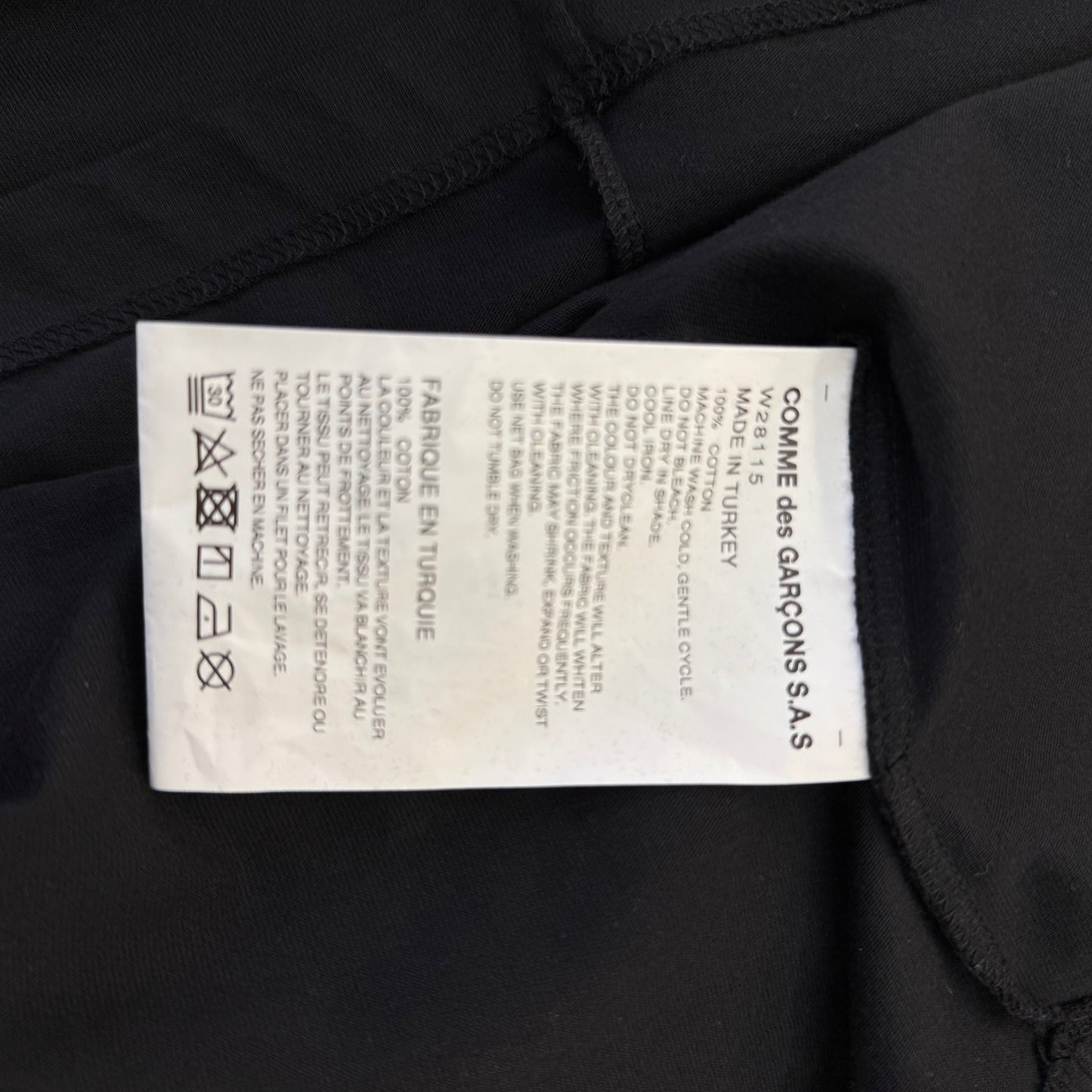 Comme des Garçons SHIRT Logo Longsleeve T-Shirt Black