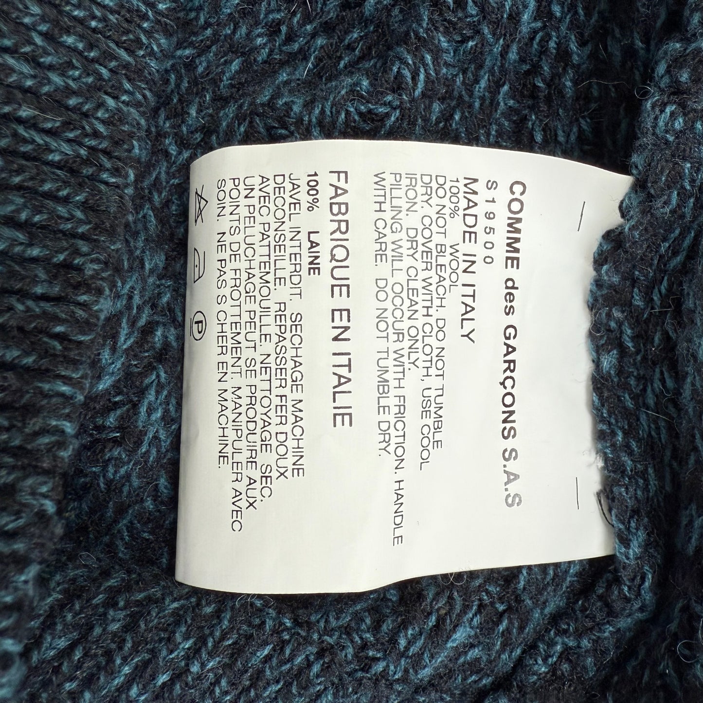 Comme des Garçons SHIRT Textured Wool Knit (Fall/Winter 2011)