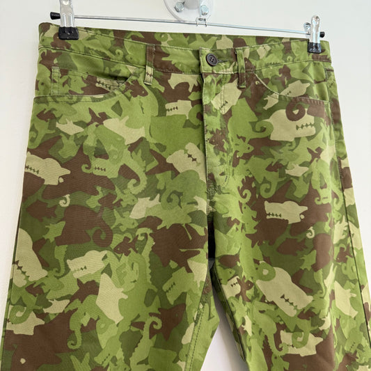 Comme des Garçons Black FW15 Dino Camouflage Trousers