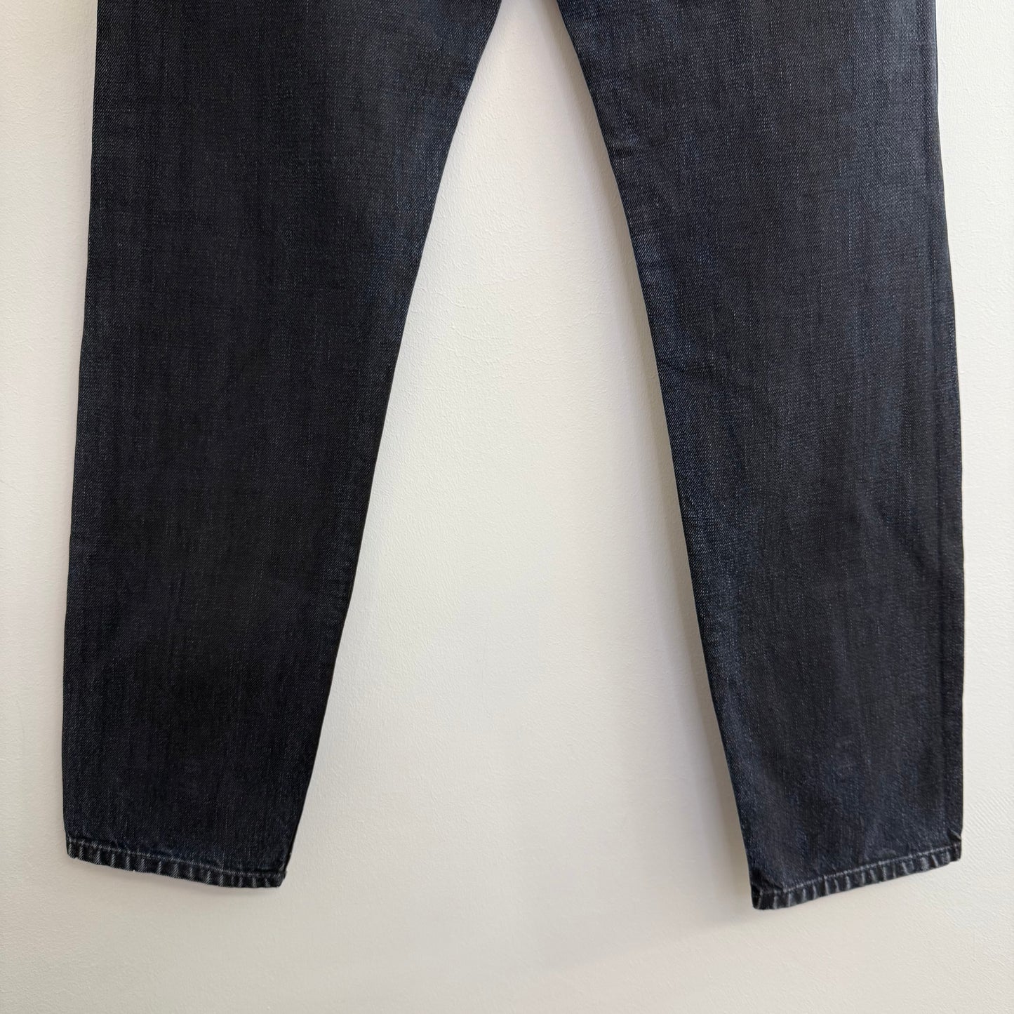 Dries van Noten Jeans, blue waxed denim