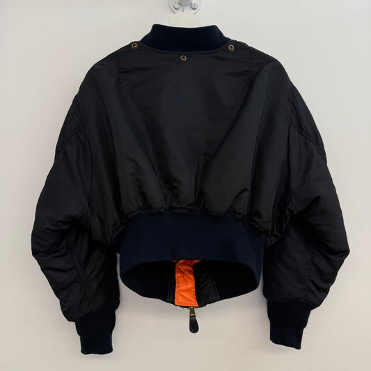Balenciaga Cropped MA-1 Bomber Jacket