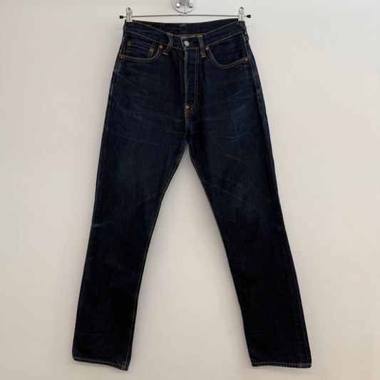 Evisu selvedge jeans dark blue denim