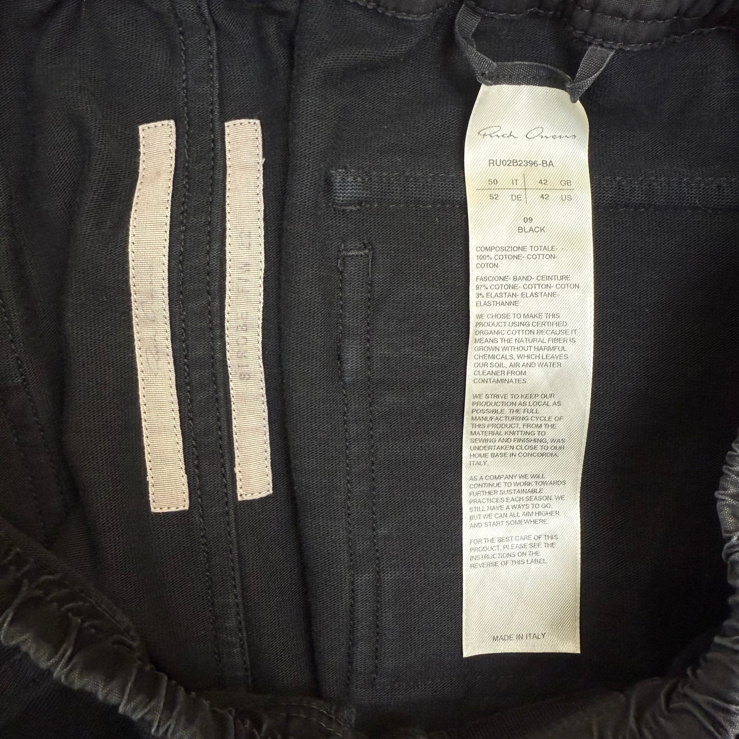 Rick Owens FW22 Strobe Mastodon Cargo Pants