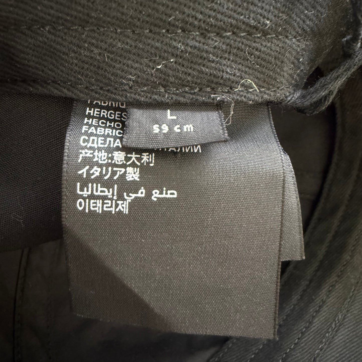 Balenciaga Black Logo Baseball Cap