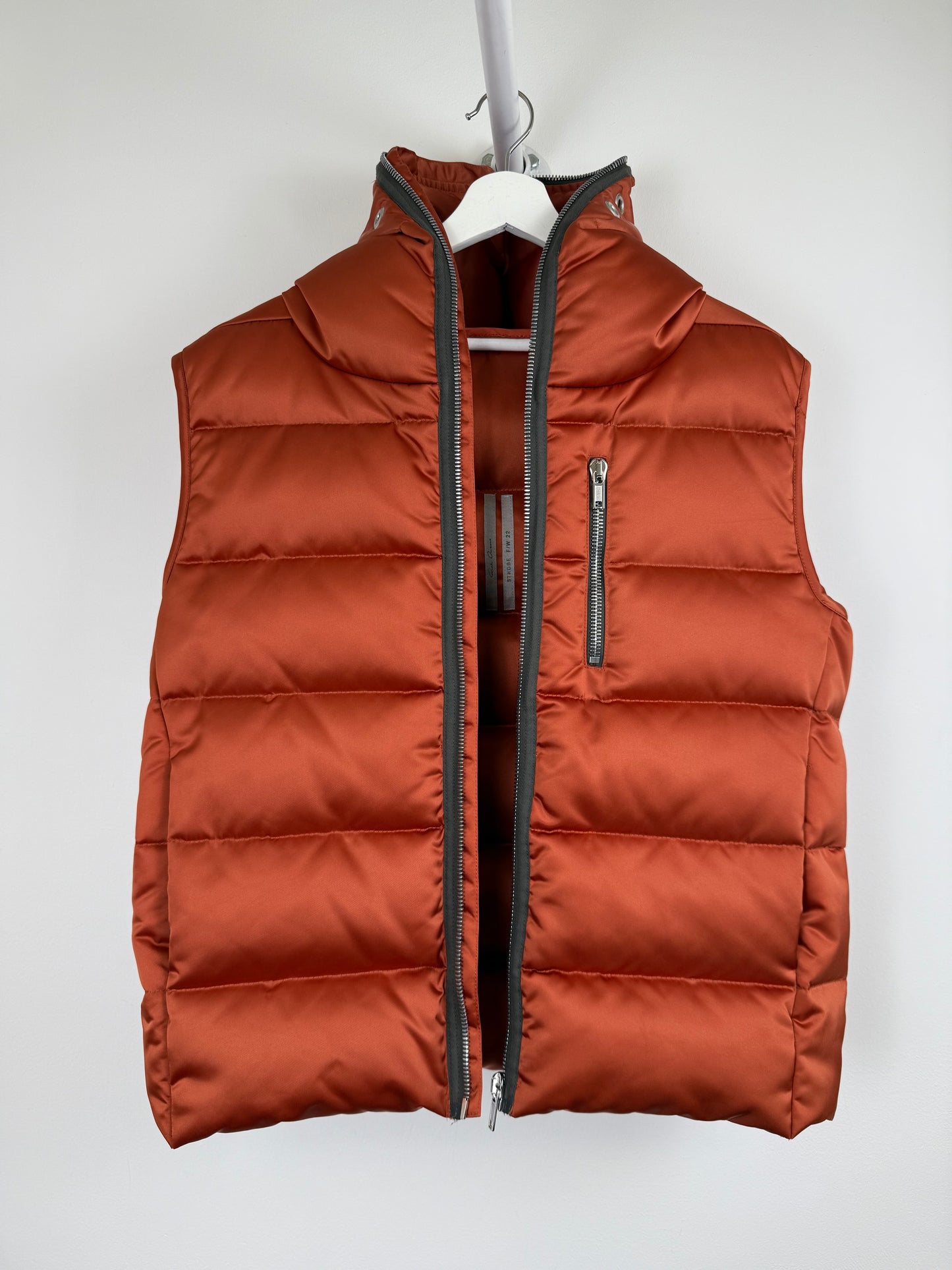 Rick Owens Strobe Gimp Padded Gilet (FW22)