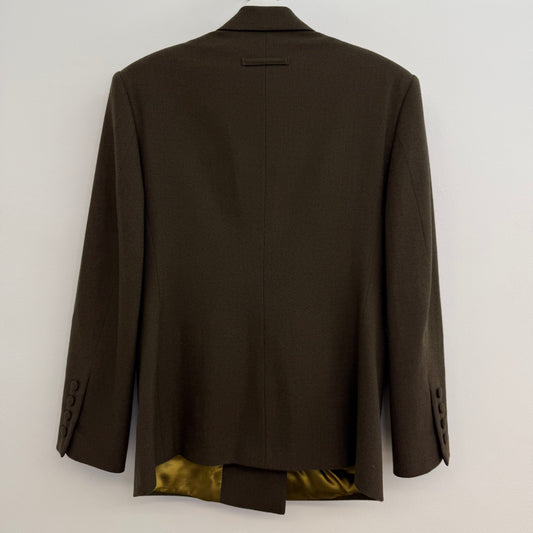 Jean Paul Gaultier Femme tailor made green colbert
