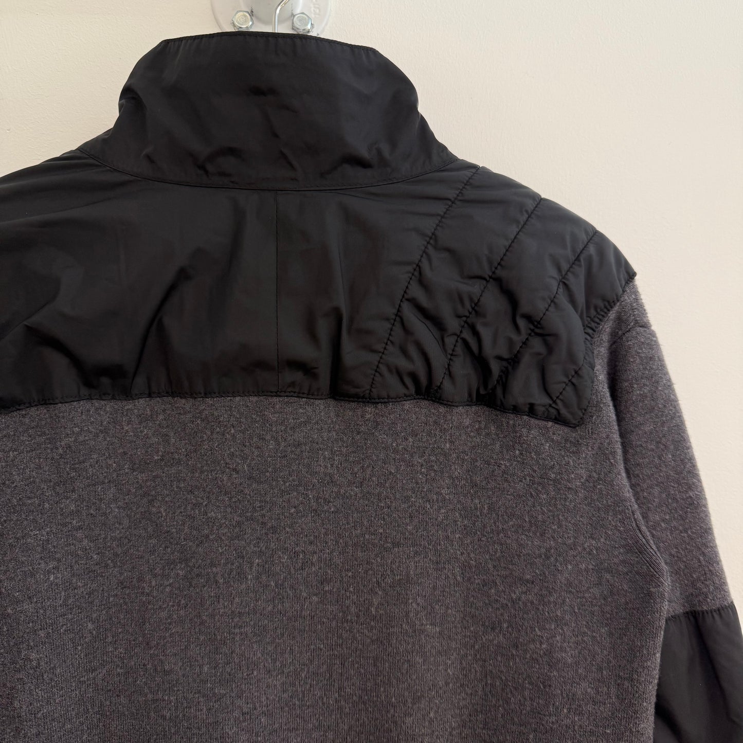 Prada Sport Linea Rossa Grey Zip-Up Fleece (ca. 2000-2005)