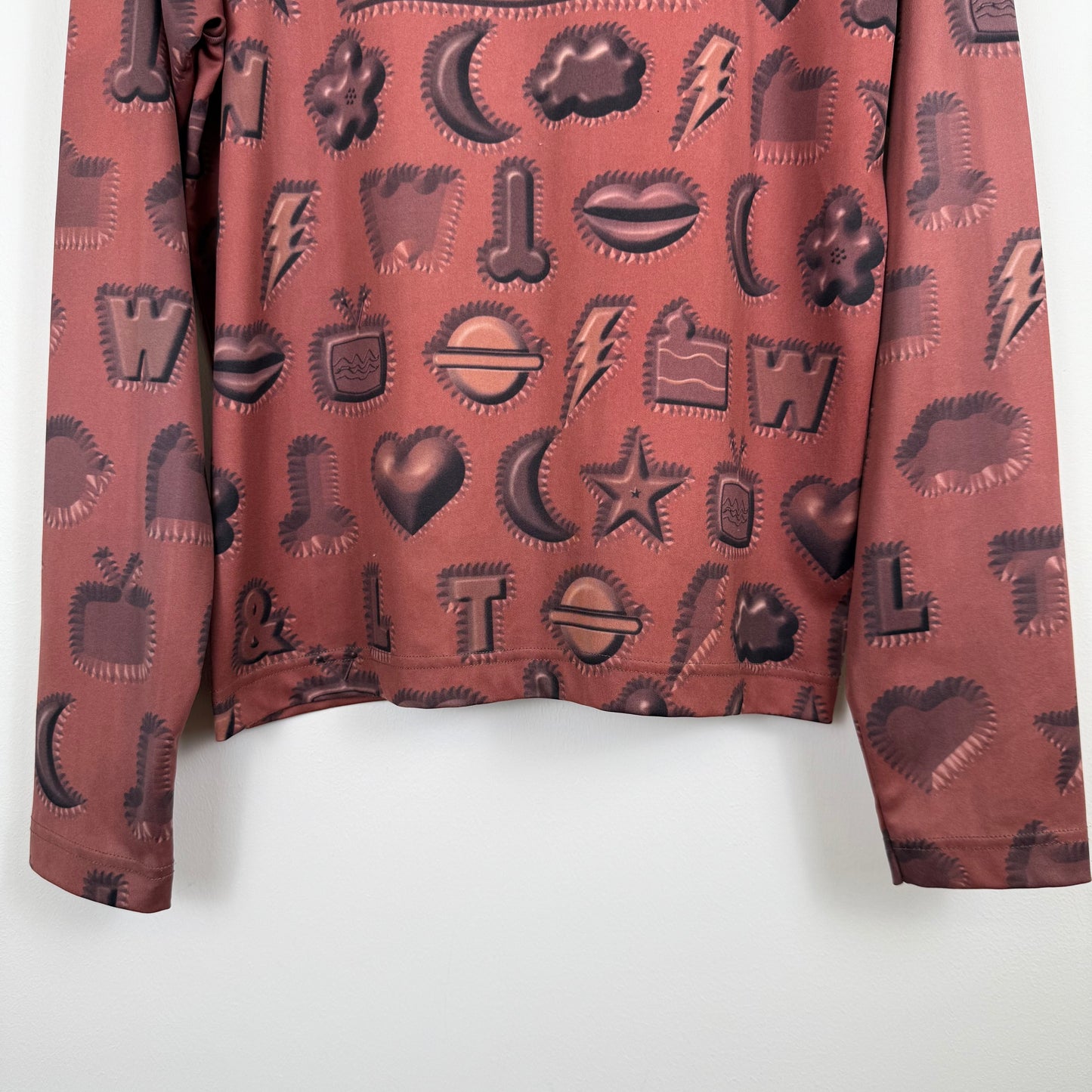 Walter van Beirendonck W< "Guardian Angel" All-over Print Top w/ tag