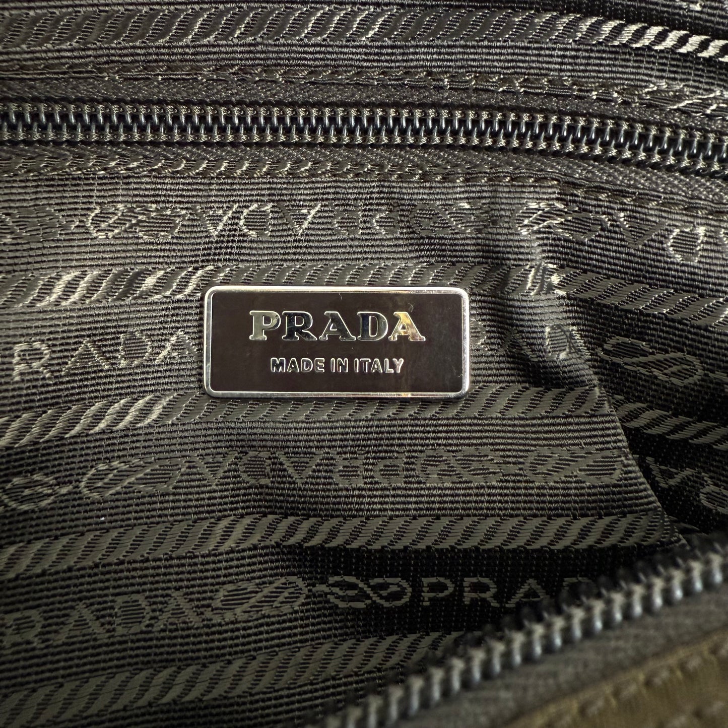 Prada Milano Nylon Double Pocket Messenger Bag
