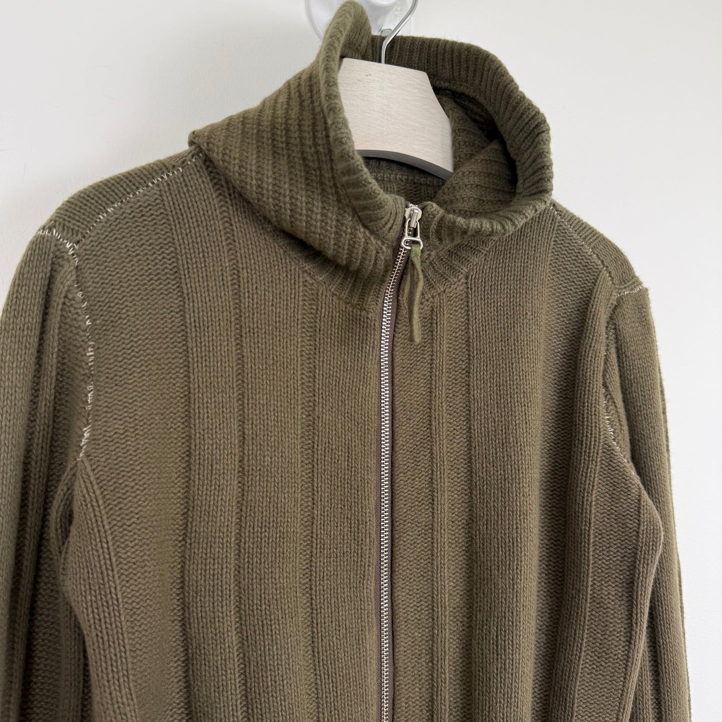 Maison Martin Margiela Line 6 Ribbed Zip Hoodie