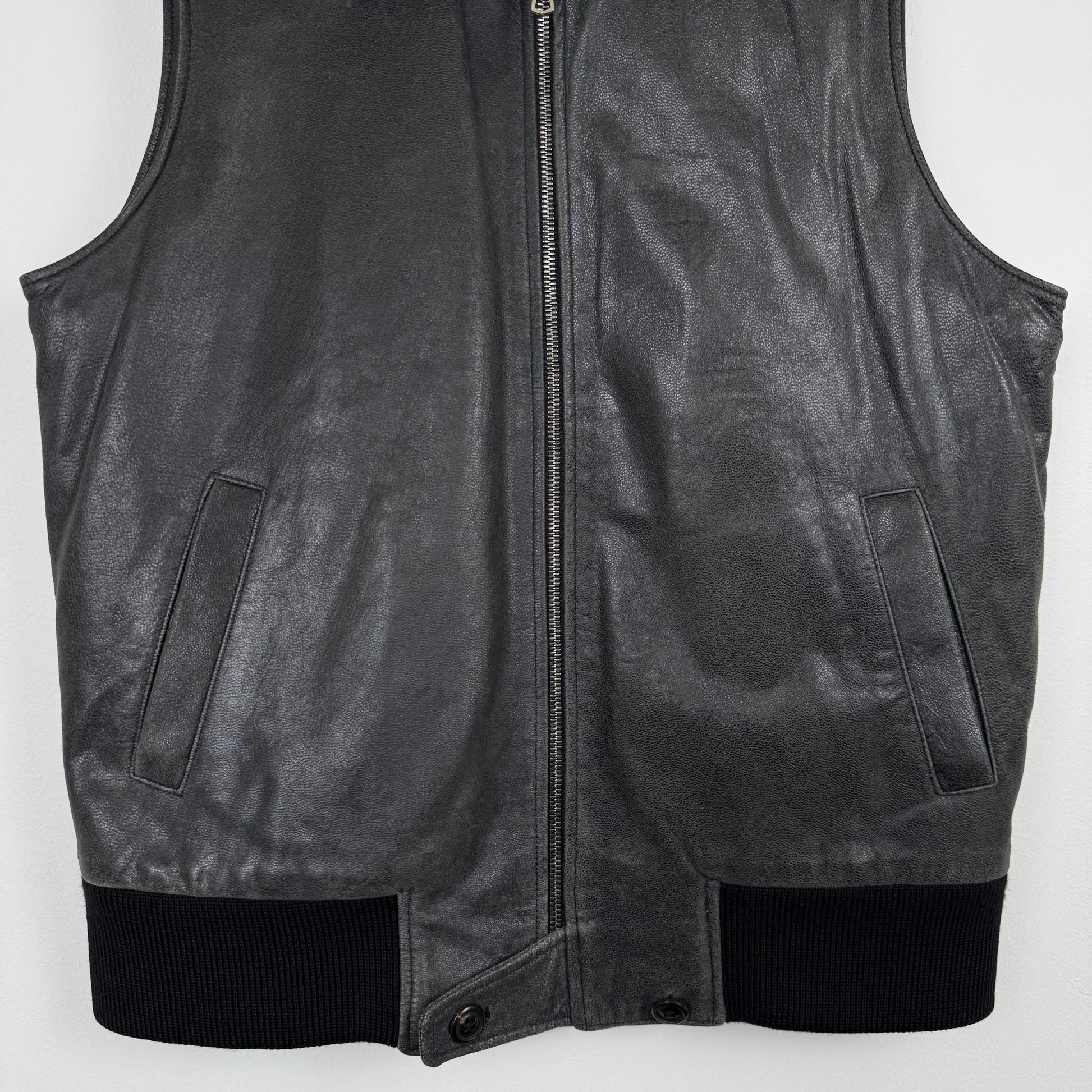 Maison Margiela Line 10 Leather Panel Gilet