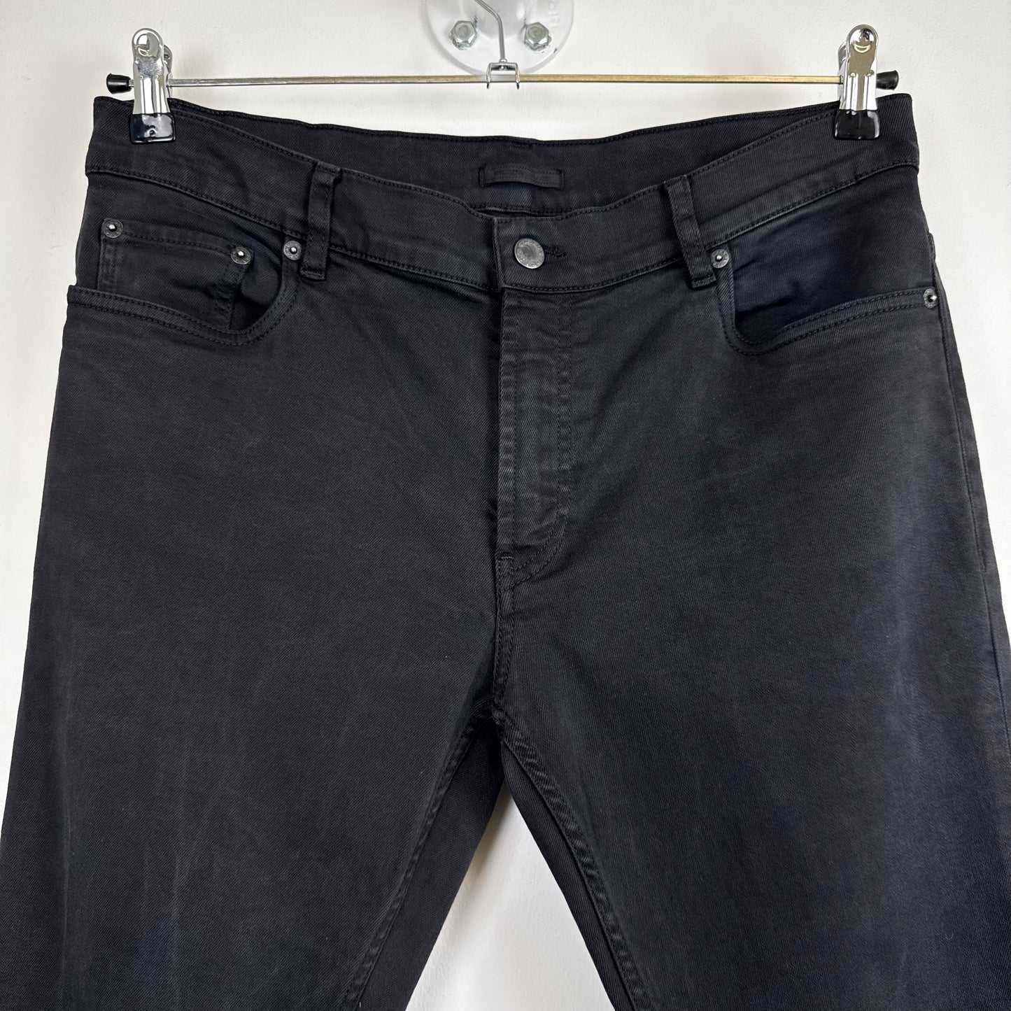Prada Milano Tight Fit Black Denim Jeans
