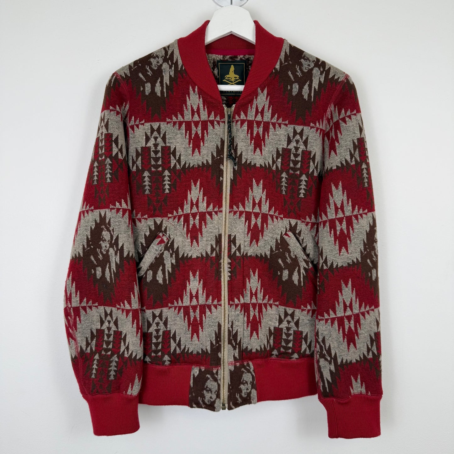 Hysteric Glamour bomber, jacquard all over pattern