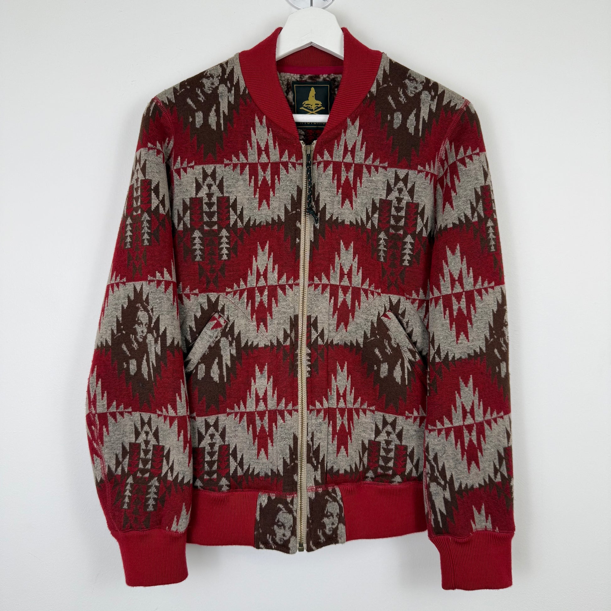 Hysteric Glamour bomber, jacquard all over pattern