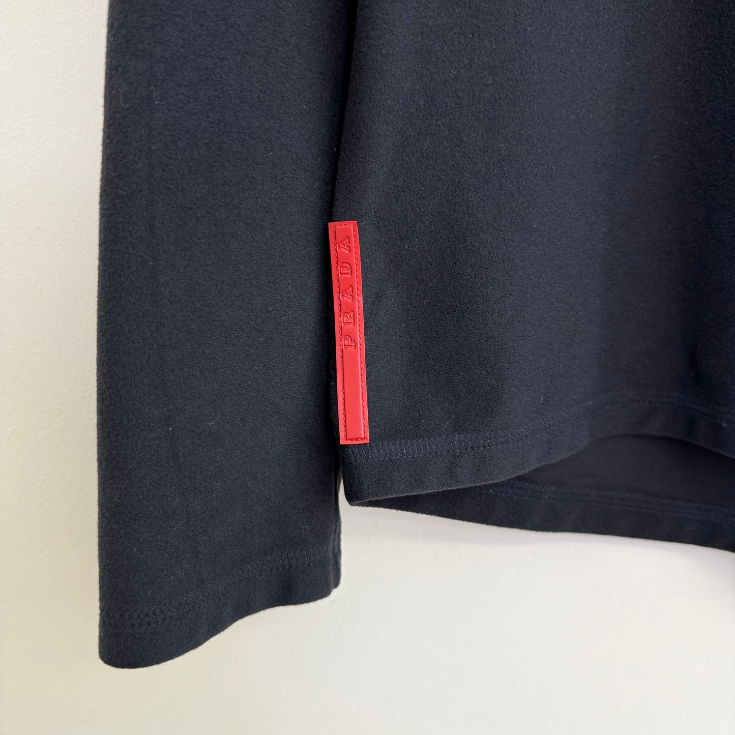 Prada Linea Rossa 1/4 Zip Fleece Pullover