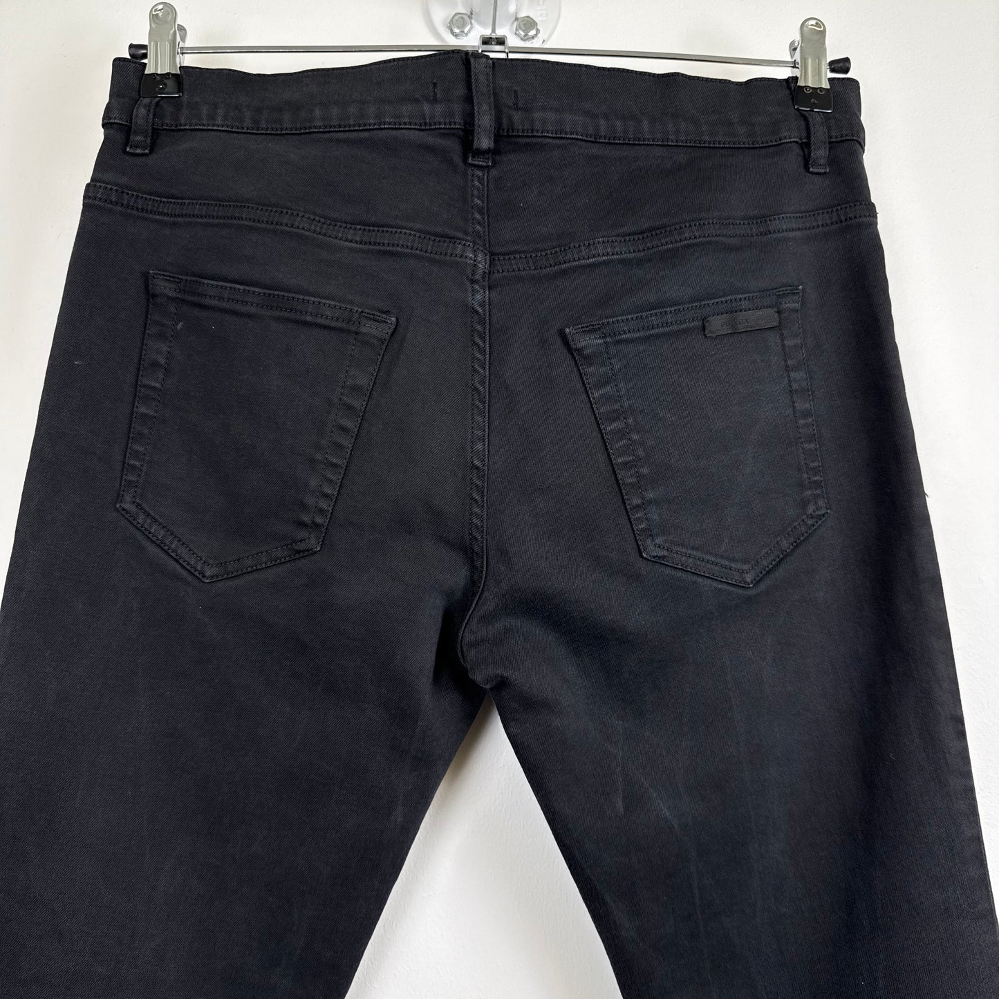 Prada Milano Tight Fit Black Denim Jeans