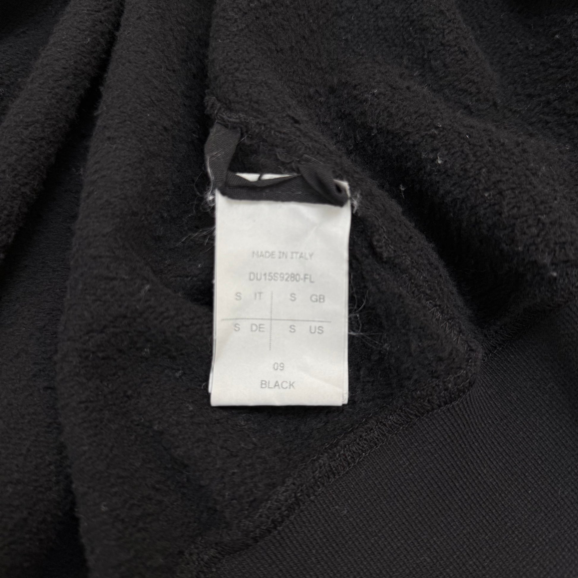 Rick Owens DRKSHDW Leather-Sleeve Gimp Hoodie ss15