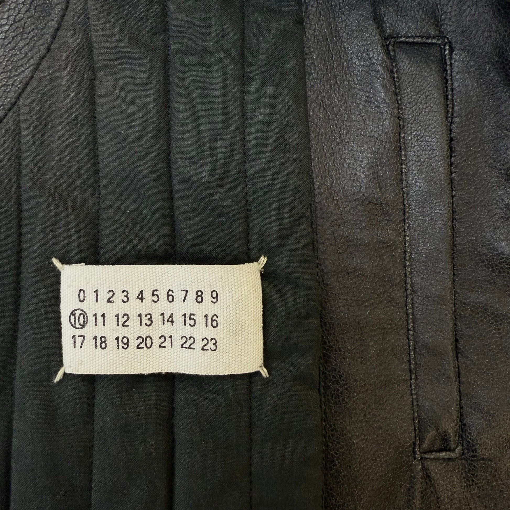 Maison Margiela Line 10 Leather Panel Gilet
