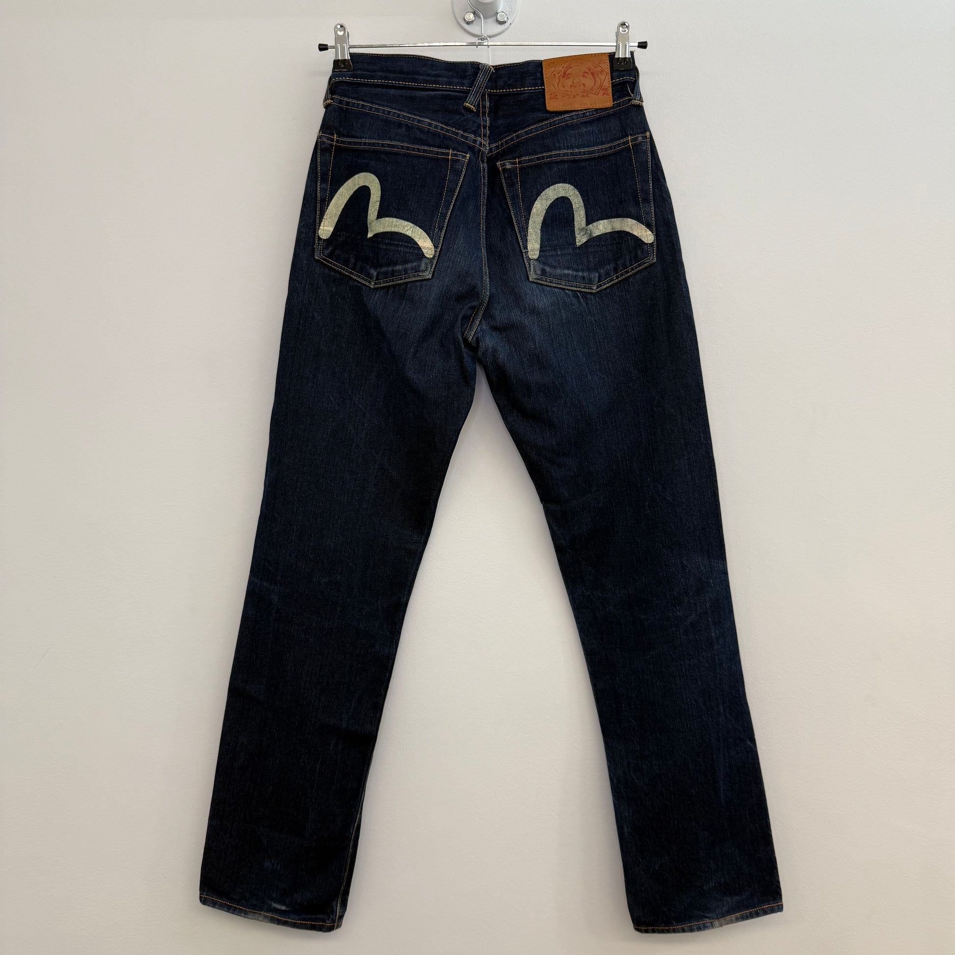 Evisu selvedge jeans dark blue denim