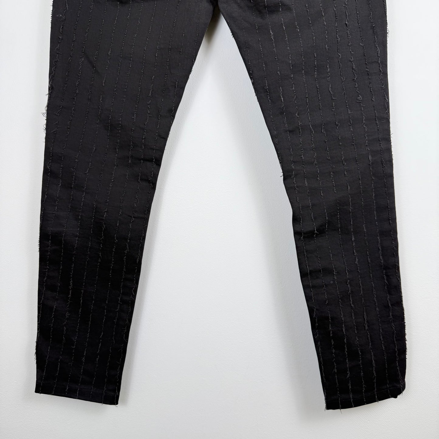 Dolce & Gabbana '14 Gold' Distressed Striped Denim **