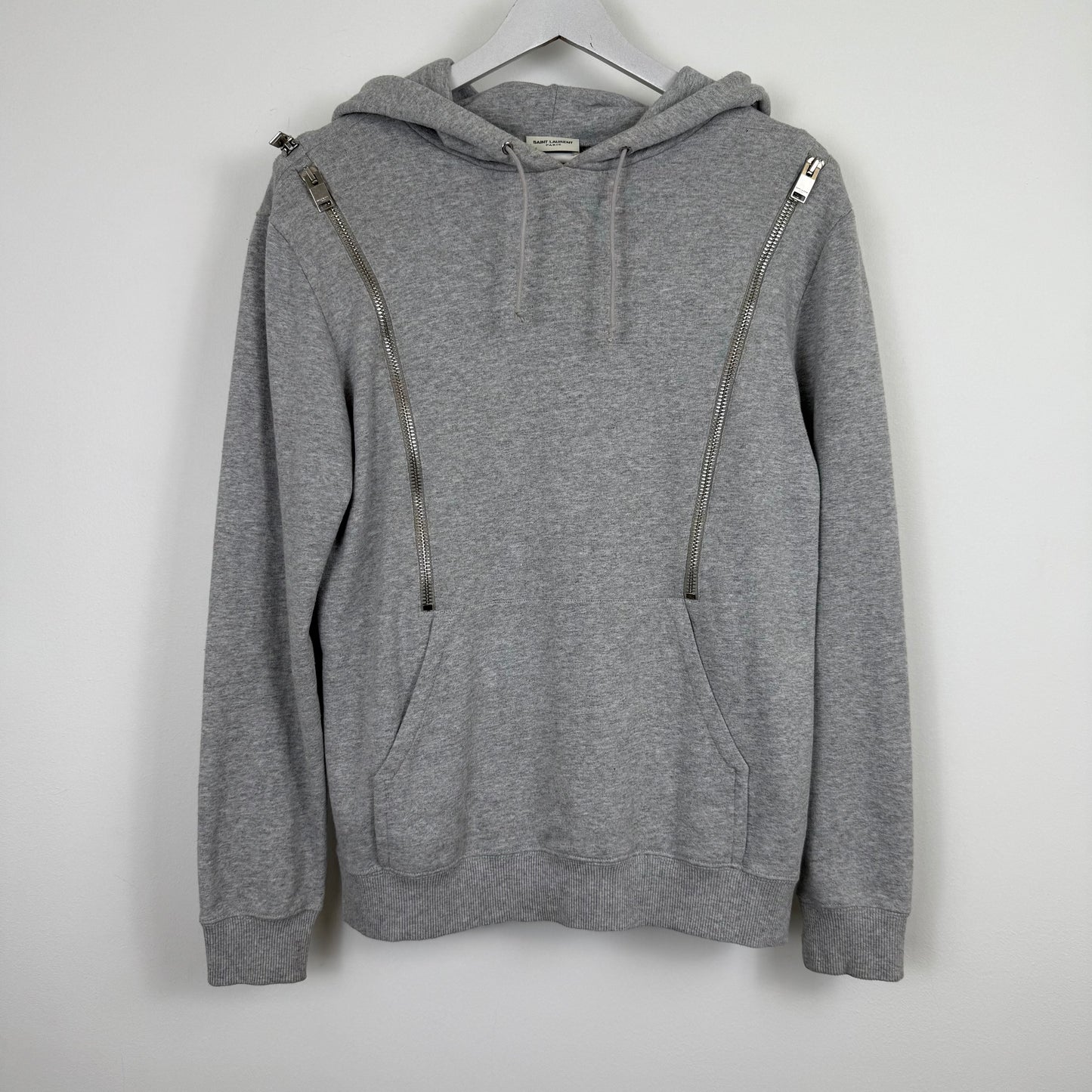 Saint Laurent Paris by Hedi Slimane Multi-Zip Hoodie