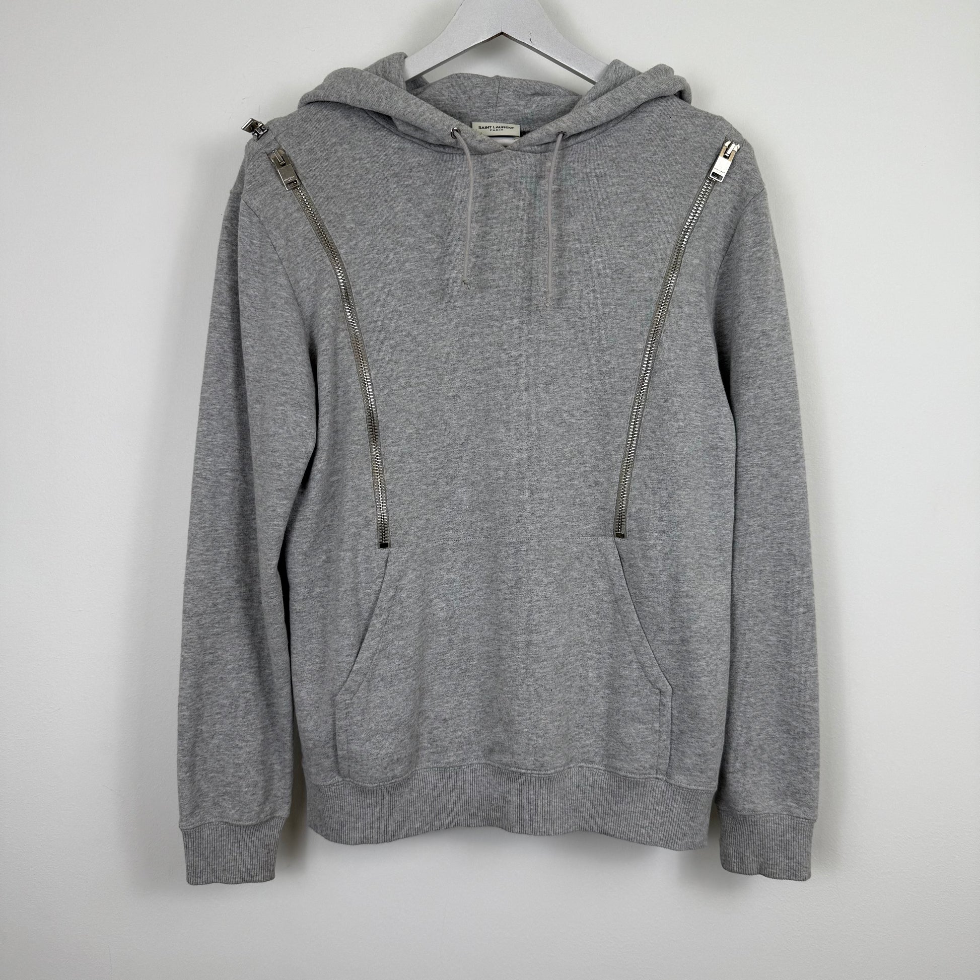 Saint Laurent Paris by Hedi Slimane Multi-Zip Hoodie