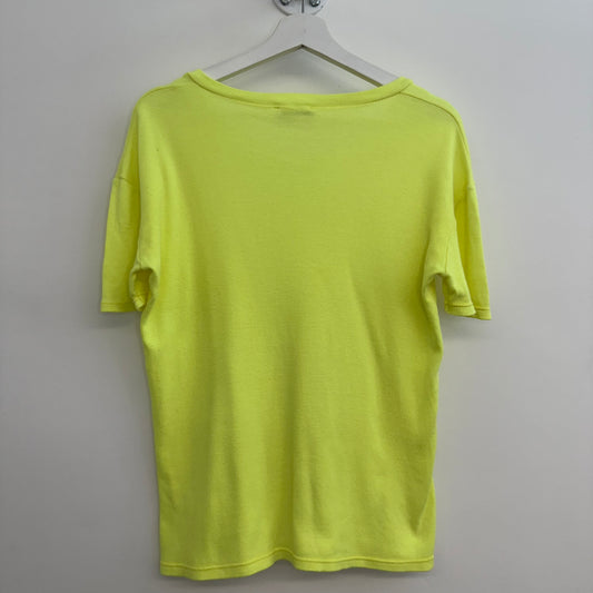 Prada Sport Neon Yellow Linea Rossa T-Shirt