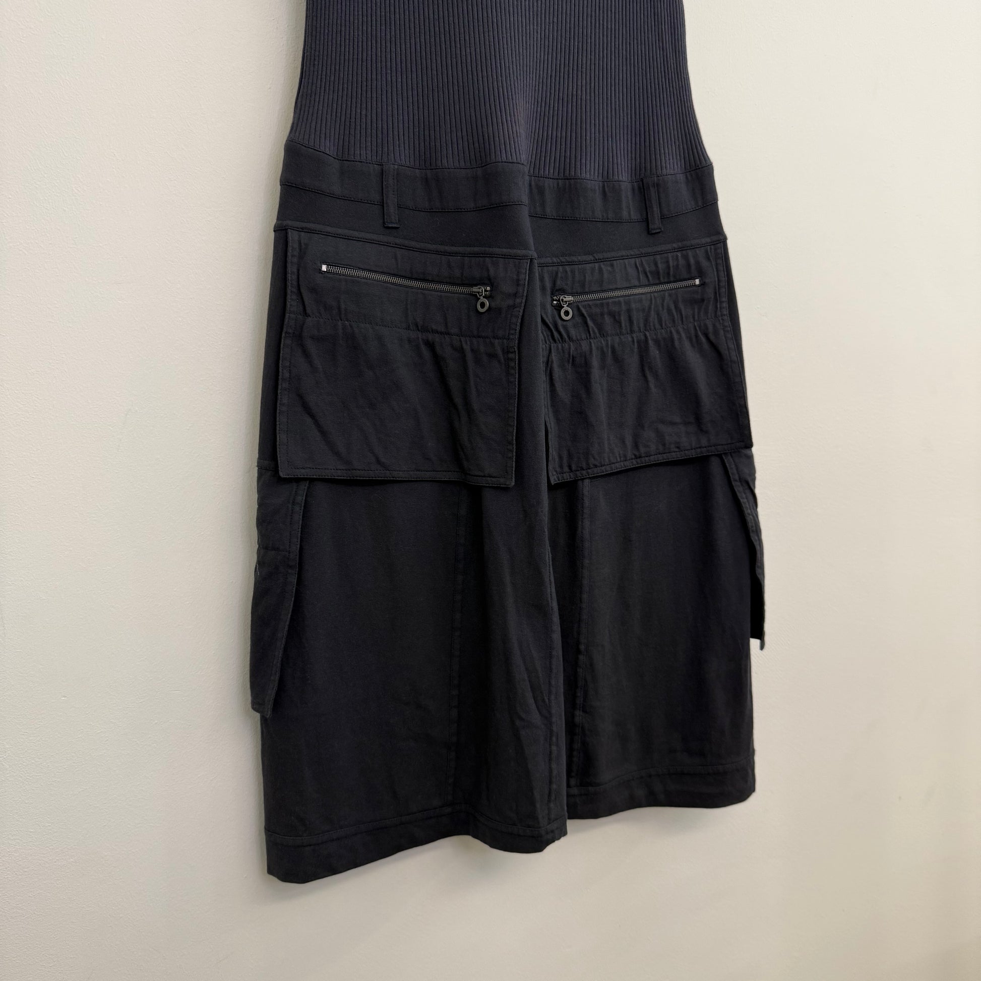 Marithé + François Girbaud  grey/black dress