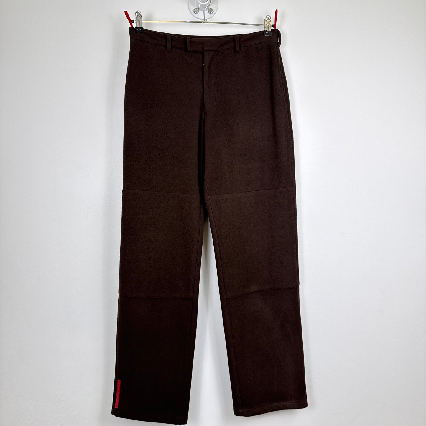 Prada Linea Rossa Fleece Double Knee Trousers