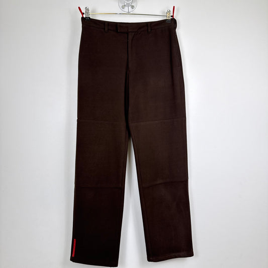 Prada Linea Rossa Fleece Double Knee Trousers