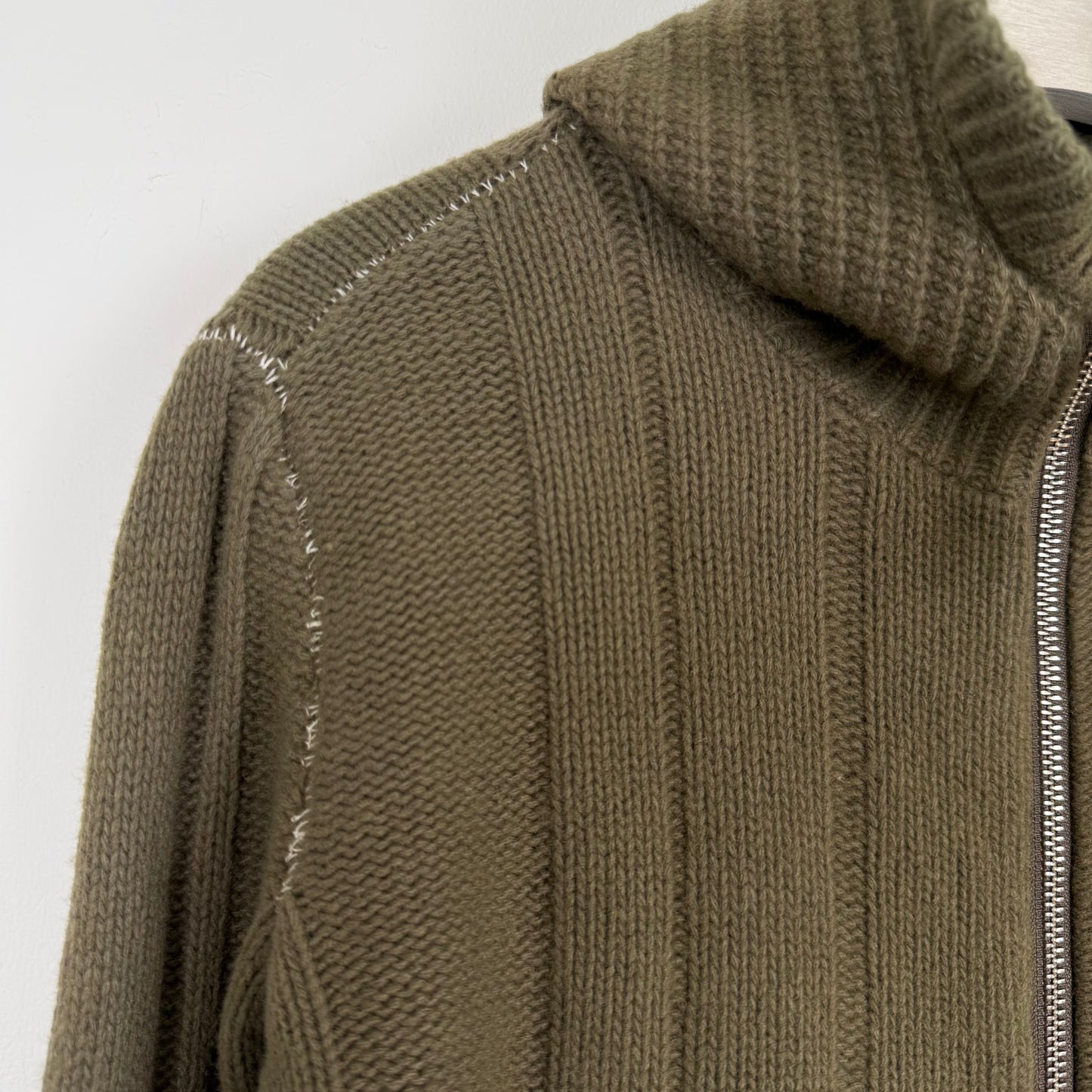 Maison Martin Margiela Line 6 Ribbed Zip Hoodie