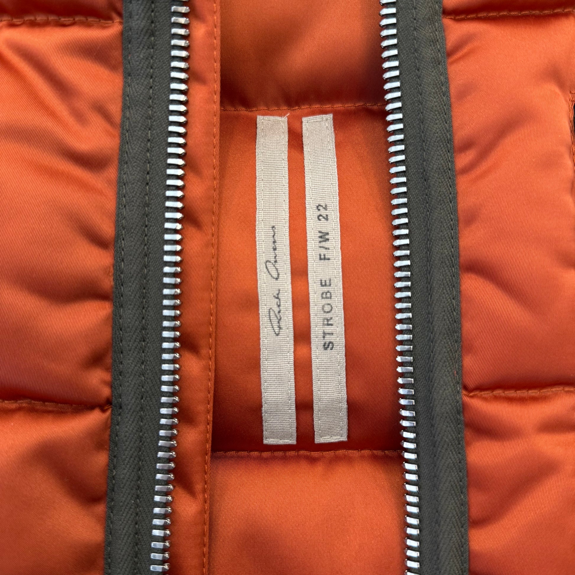 Rick Owens Strobe Gimp Padded Gilet (FW22)