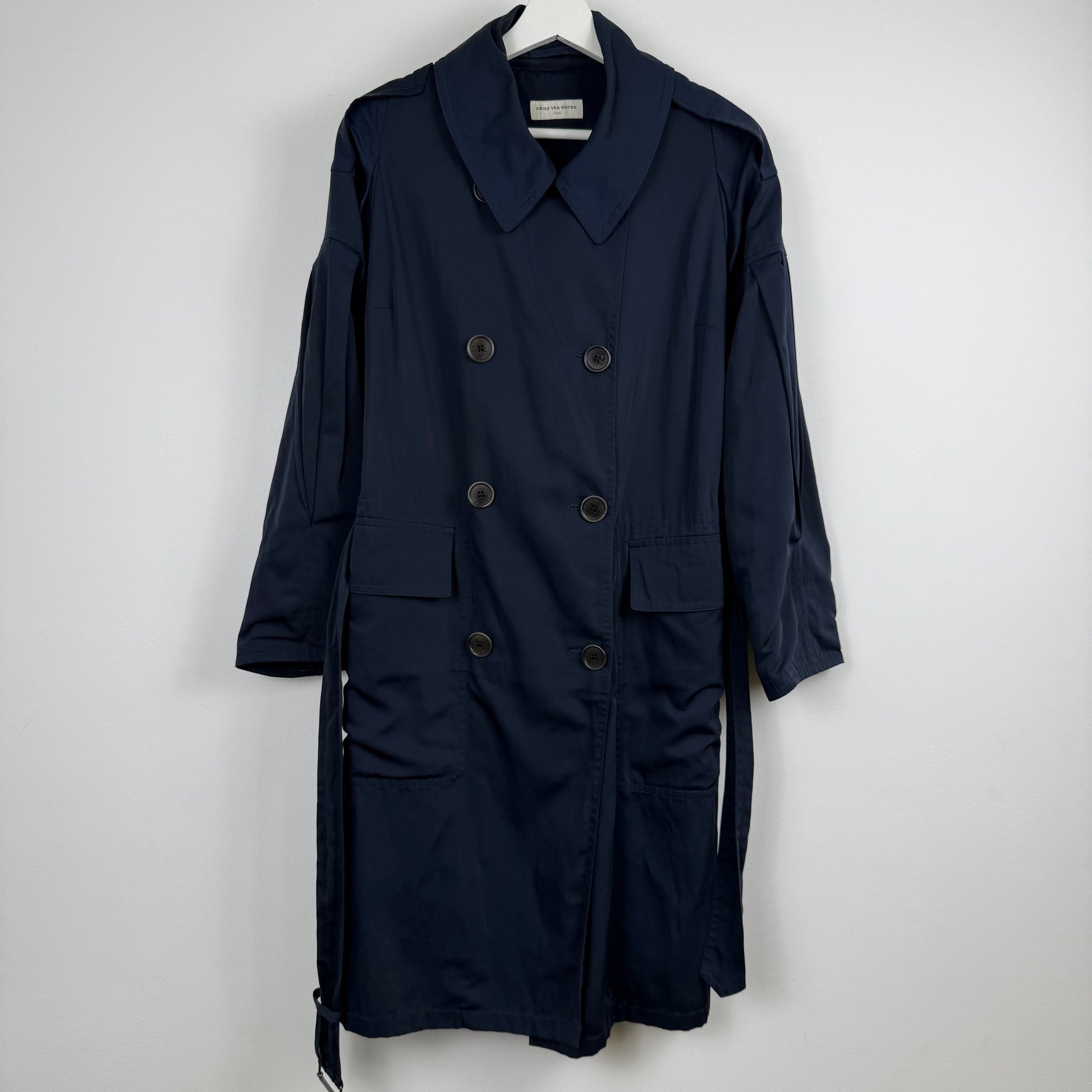 Dries van Noten Pleated Sleeve Trench Coat (Spring/Summer 2018)