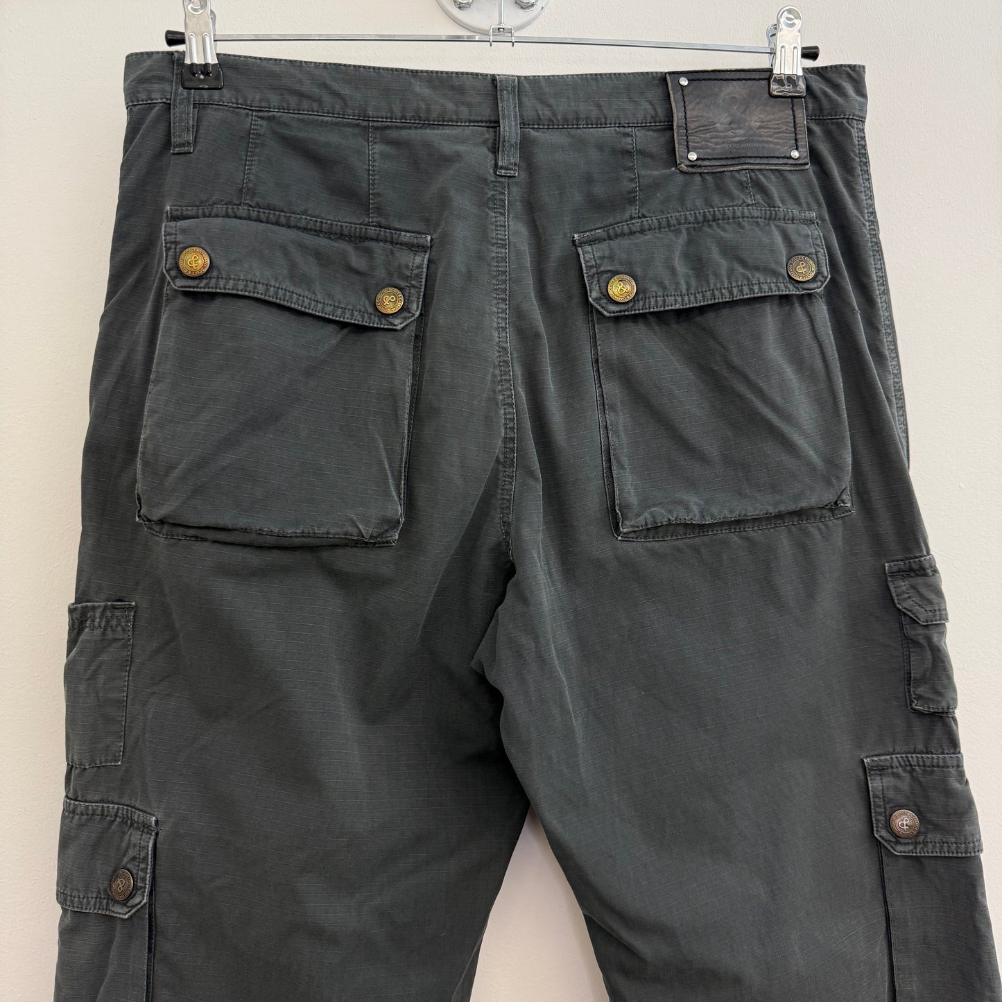 Dolce & Gabbana wide grey cargo pants
