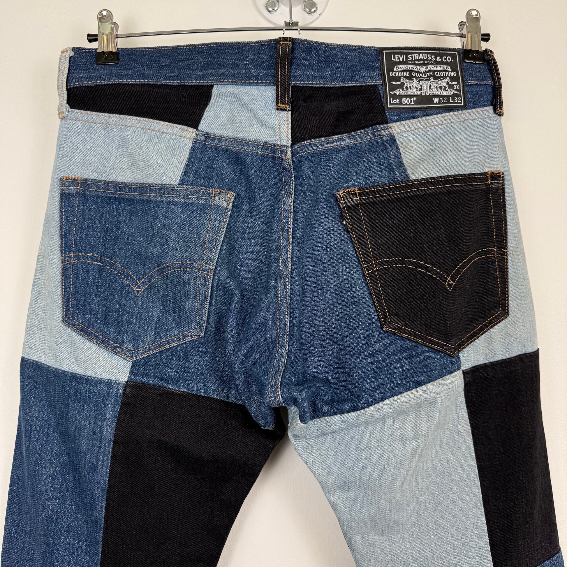 Gosha Rubchinskiy x Levi’s 501 F/W 2018 Patchwork jeans