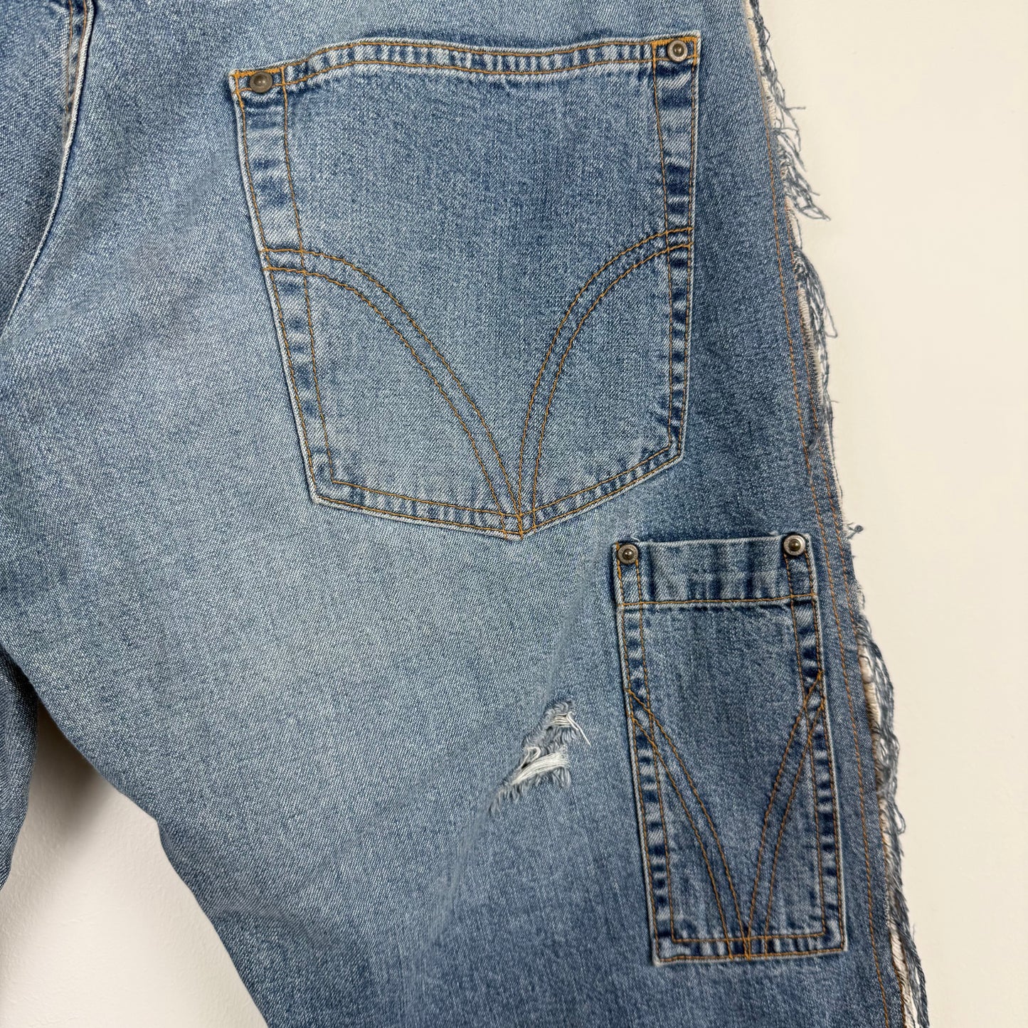 D&G Dolce & Gabbana Hybrid Corduroy-Denim Pants