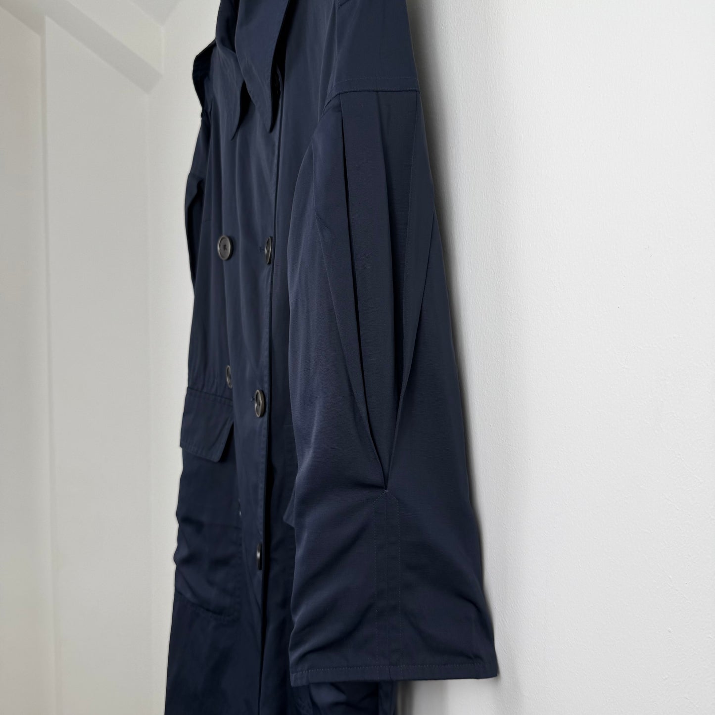 Dries van Noten Pleated Sleeve Trench Coat (Spring/Summer 2018)