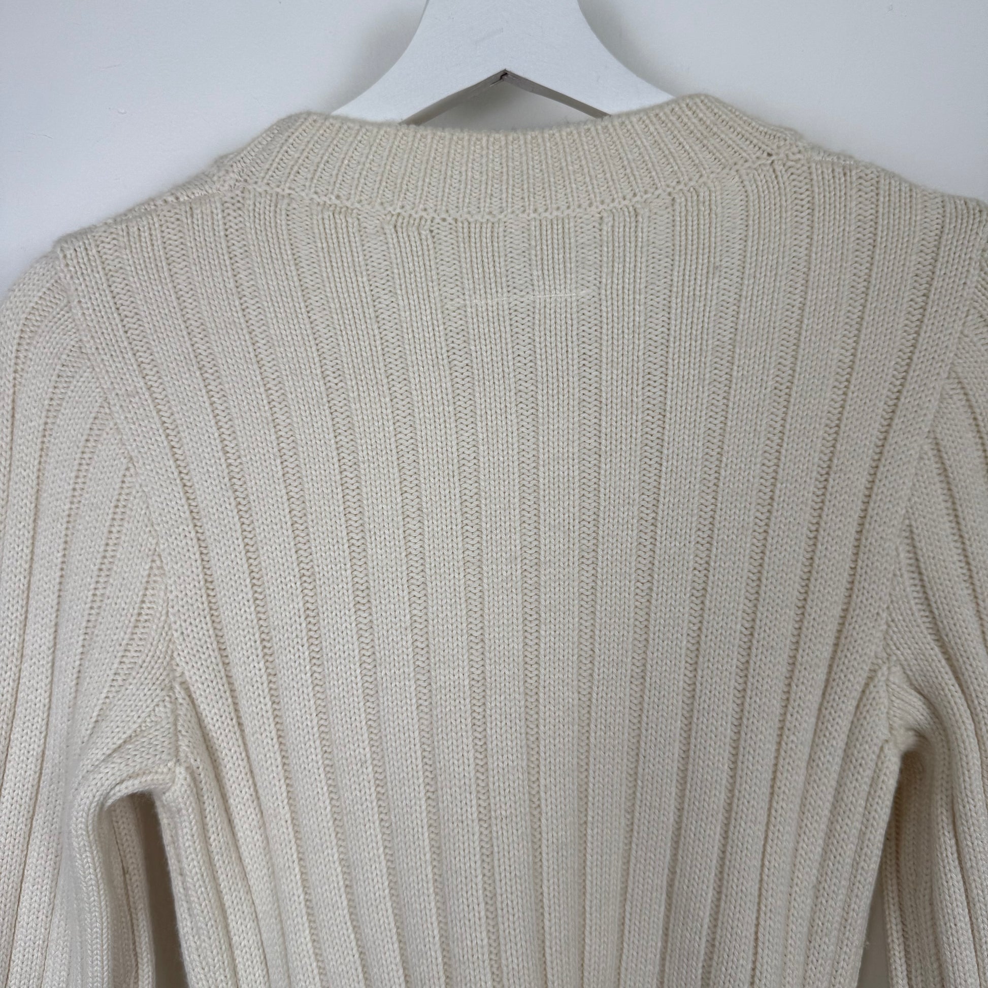 MM6 Maison Margiela Deconstructed Flap Knit Sweater