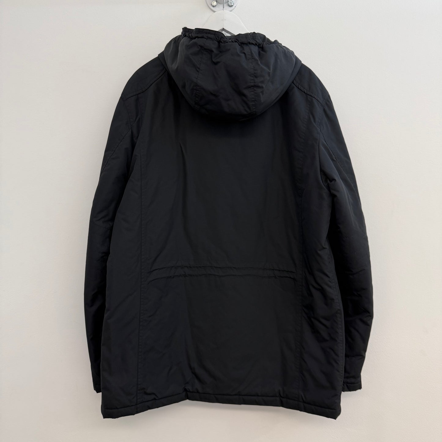 Dolce & Gabbana black cargo rain parka