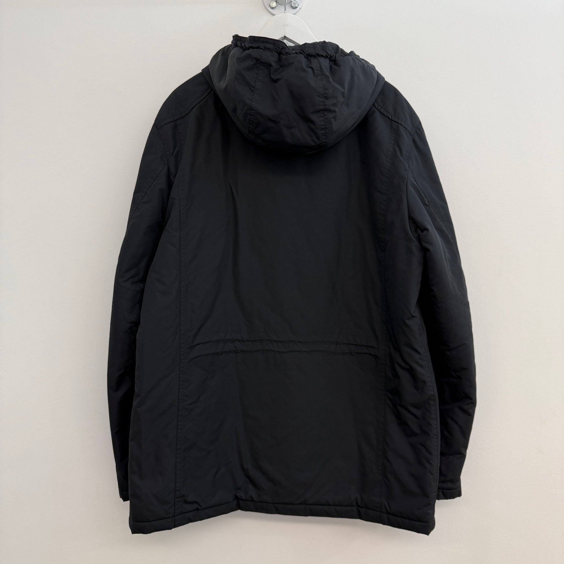 Dolce & Gabbana black cargo rain parka