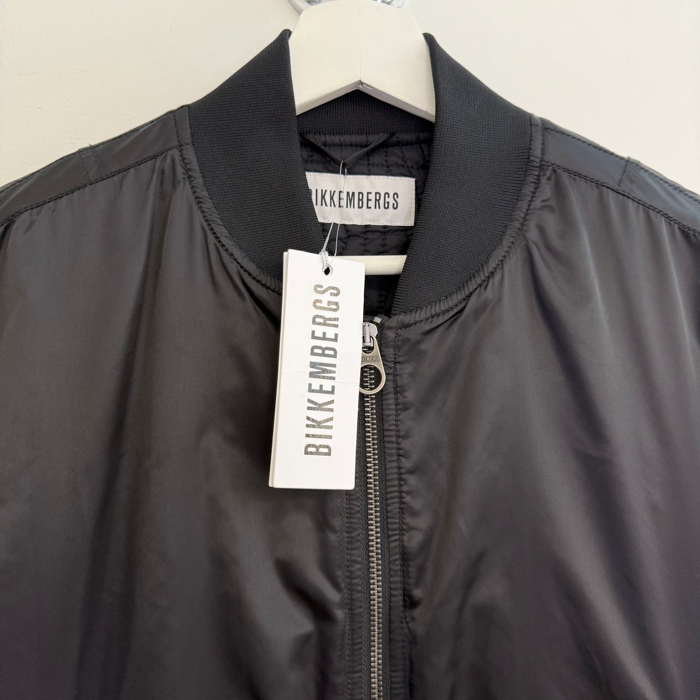 Bikkembergs black bomber, new with tags