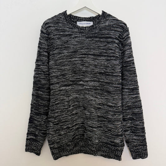 COMME des GARÇONS shirt black/white knitted sweater