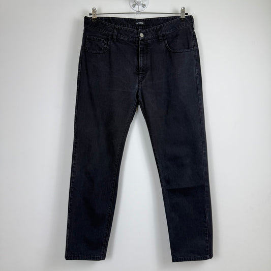 Raf Simons Regular Straight Denim ‘RS’ patch jeans