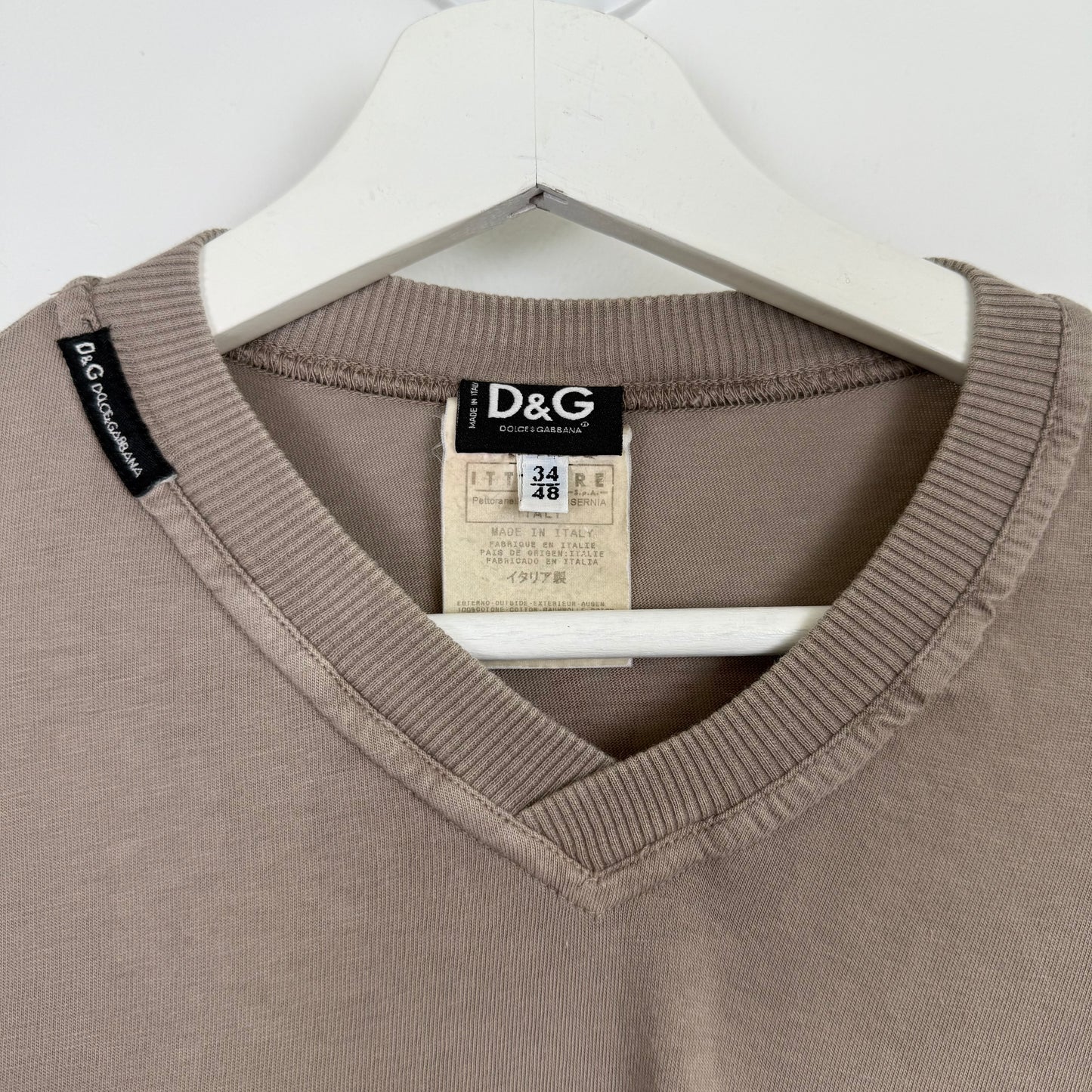 D&G Dolce & Gabbana "Private Property" Cargo Long Sleeve (2003)