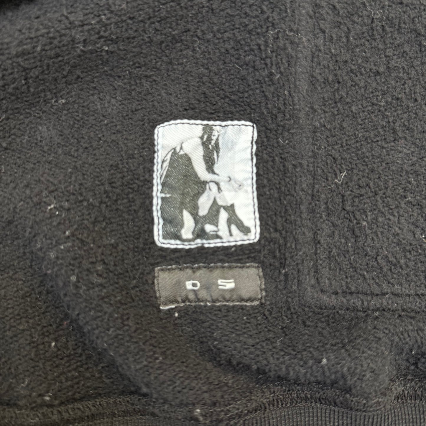 Rick Owens DRKSHDW Leather-Sleeve Gimp Hoodie ss15