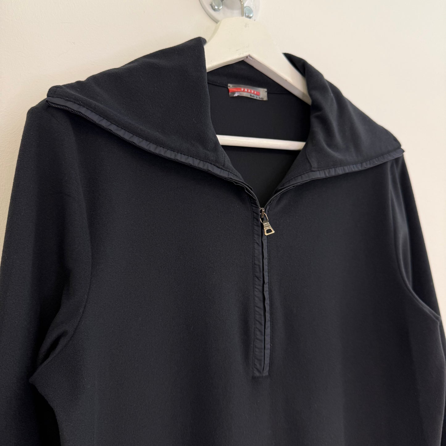 Prada Linea Rossa 1/4 Zip Fleece Pullover