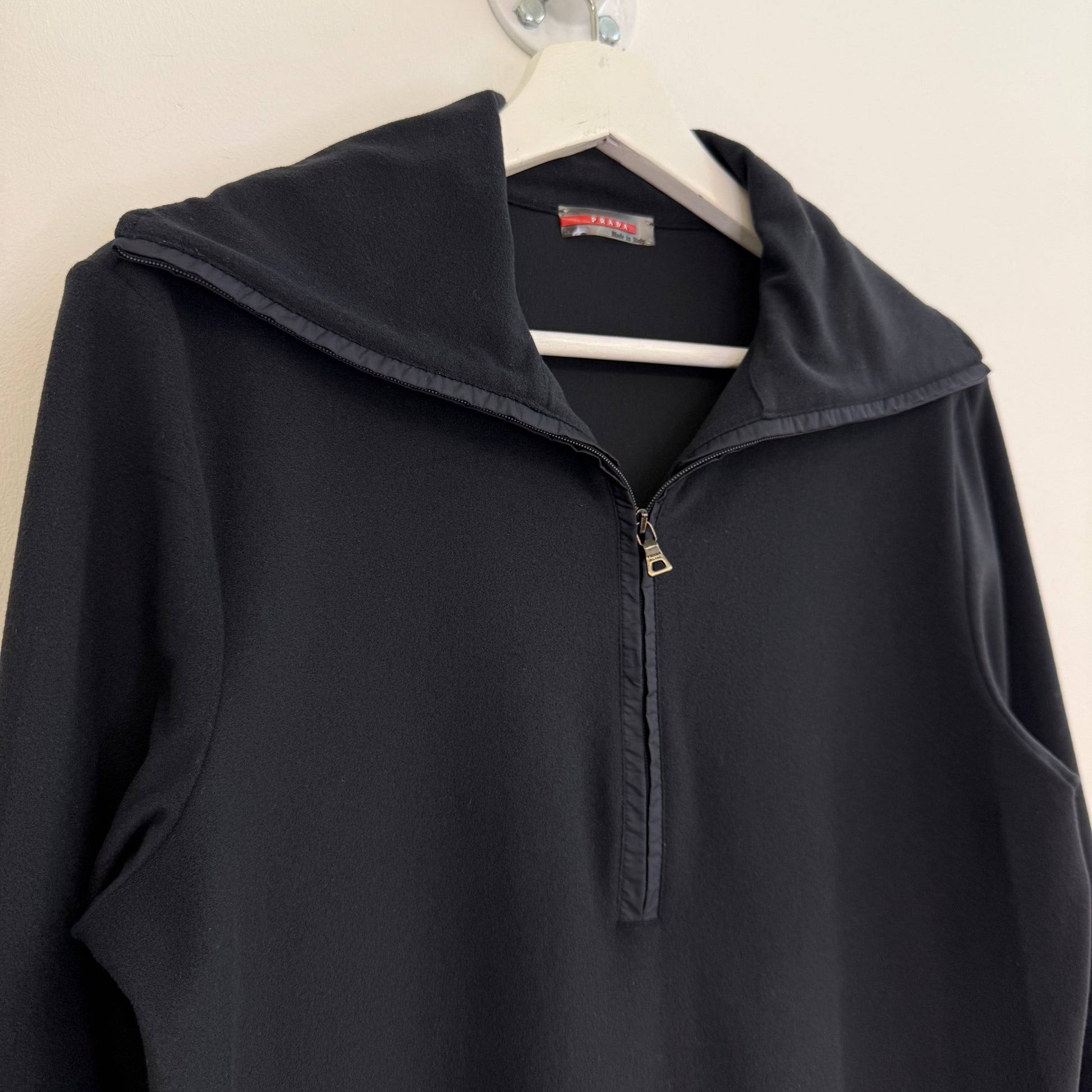 Prada Linea Rossa 1/4 Zip Fleece Pullover