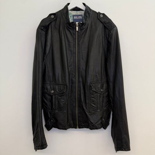 Jean Paul Gaultier Laser-Cut Perforated Leather Jacket
