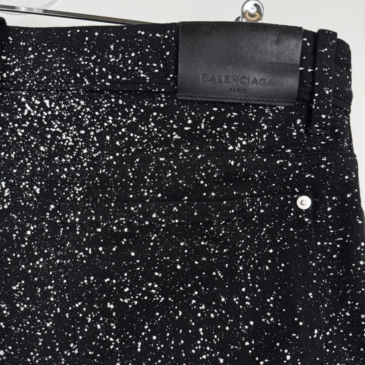 Balenciaga – Paint Splatter Denim Jeans